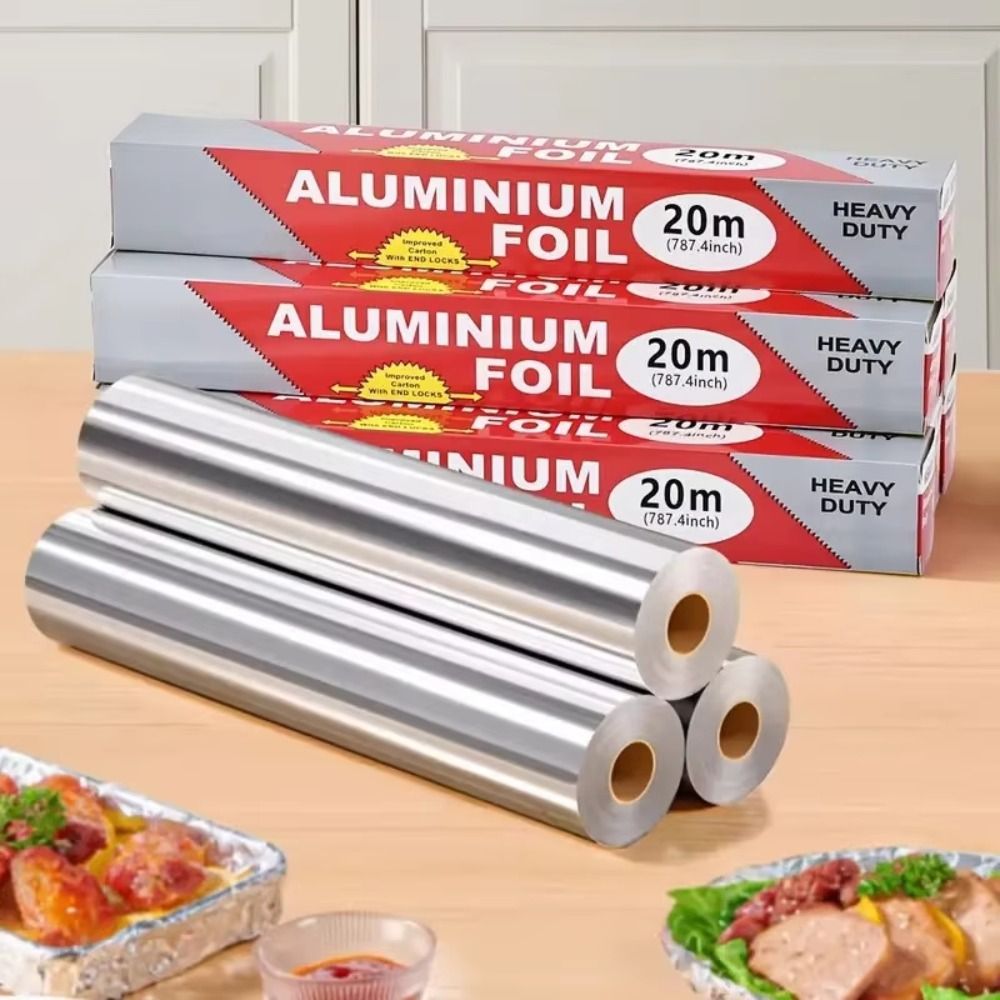 Kitchen Baking Tins - Einweg-Aluminiumfolie für Küche und Backen, Luftfritteuse,