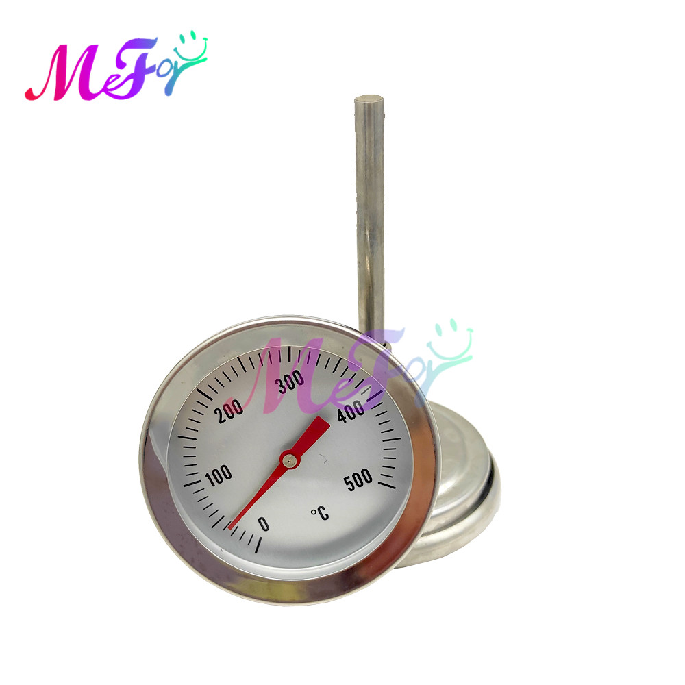 Kitchen Quiz - 0-500 ℃ Edelstahl-Ofen-Kochthermometer, Metall-Temperaturanzeige, Test, Mini-Thermometer,