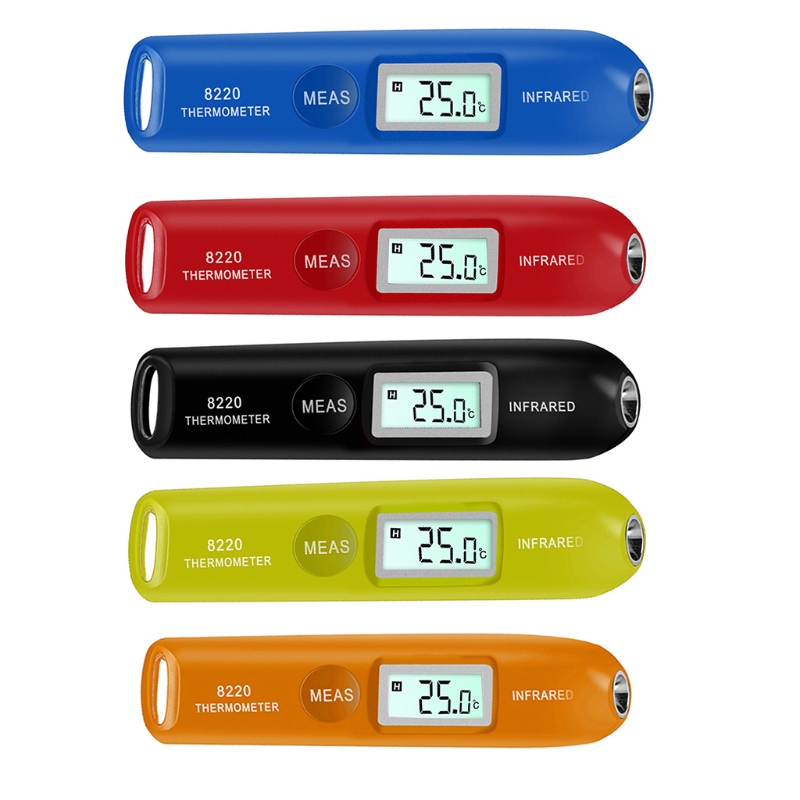 Kitchen Quiz - Mini-Digital-Infrarot-Thermometer für Küche, Grillen, Süßigkeiten, Braten,