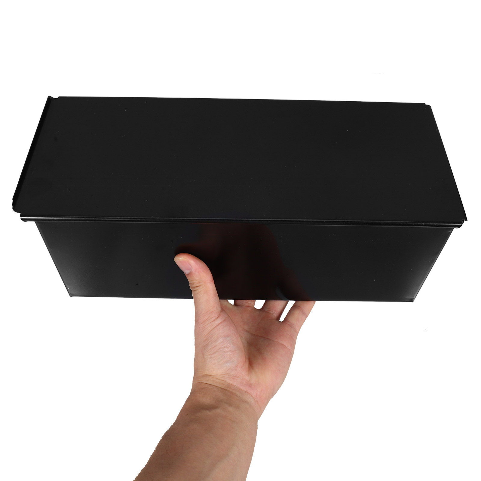 Kitchen Baking Pan - 1 Stück Schwarze Brotbackform mit Deckel