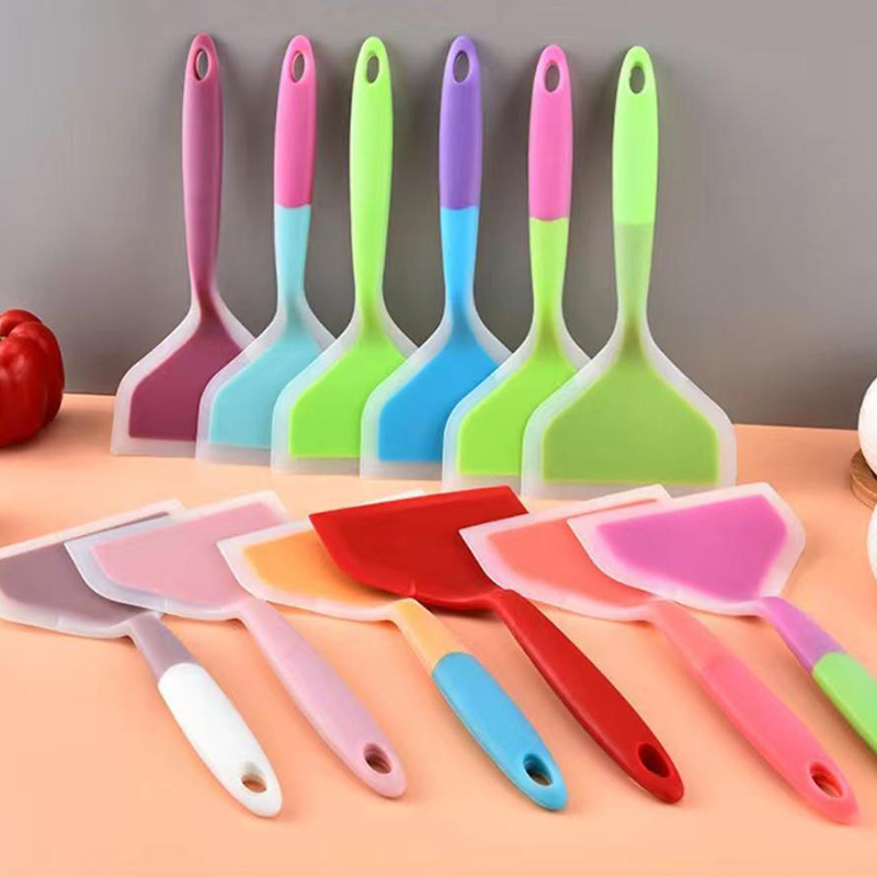 Kitchen Baking Pan - @*Mehrzweck-Antihaft-Pfannenutensilien – Silikon-Eierspatel, breiter Pfannenwender und