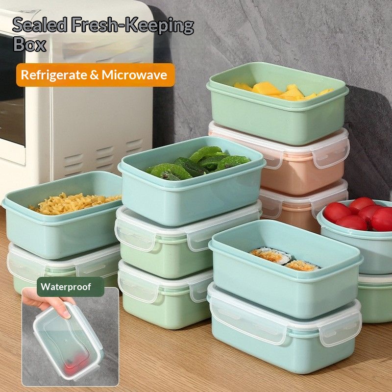 Kitchen Baking Tins - Luftdichte Lebensmittelbehälter BPA-frei Stapelbare Auslaufsichere Lunchbox
