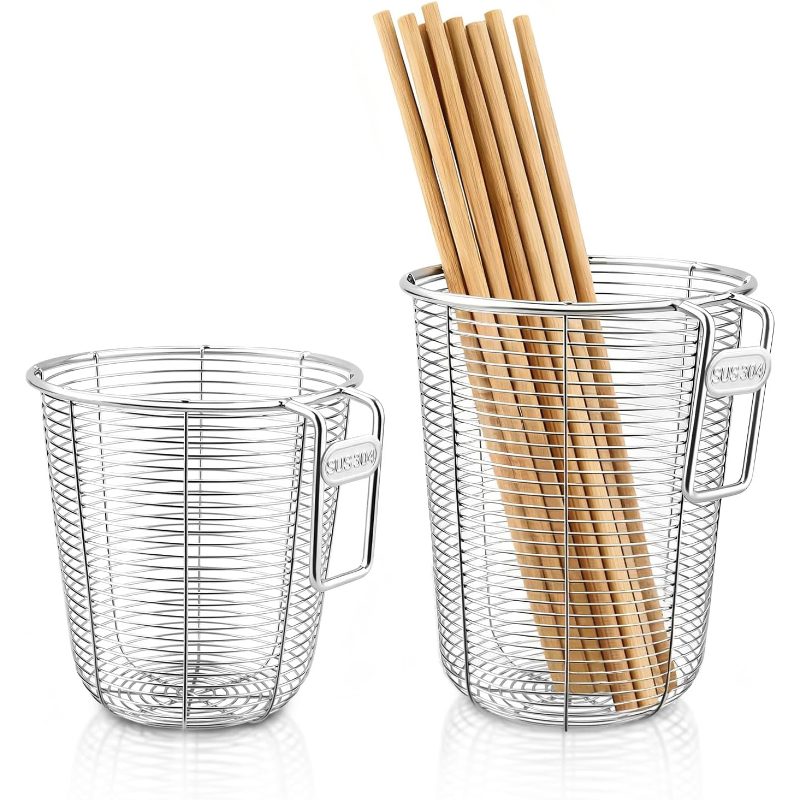 Kitchen Baking Tins - Verstärkter Edelstahl-Abtropfkasten, Hängender Stäbchenhalter für die