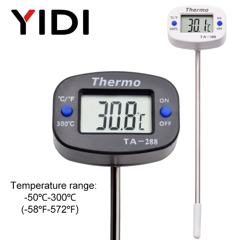 Kitchen Quiz - TA288 LCD Digital Lebensmittel Thermometer BBQ