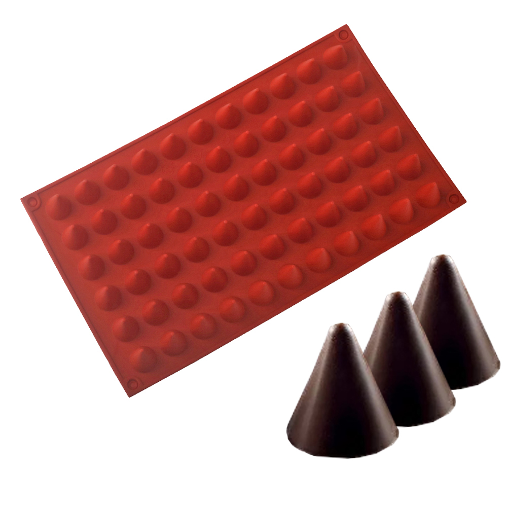 66-Zellen Kegel Schokolade Bac – Kitchen Baking Items Bewertung und Preis
