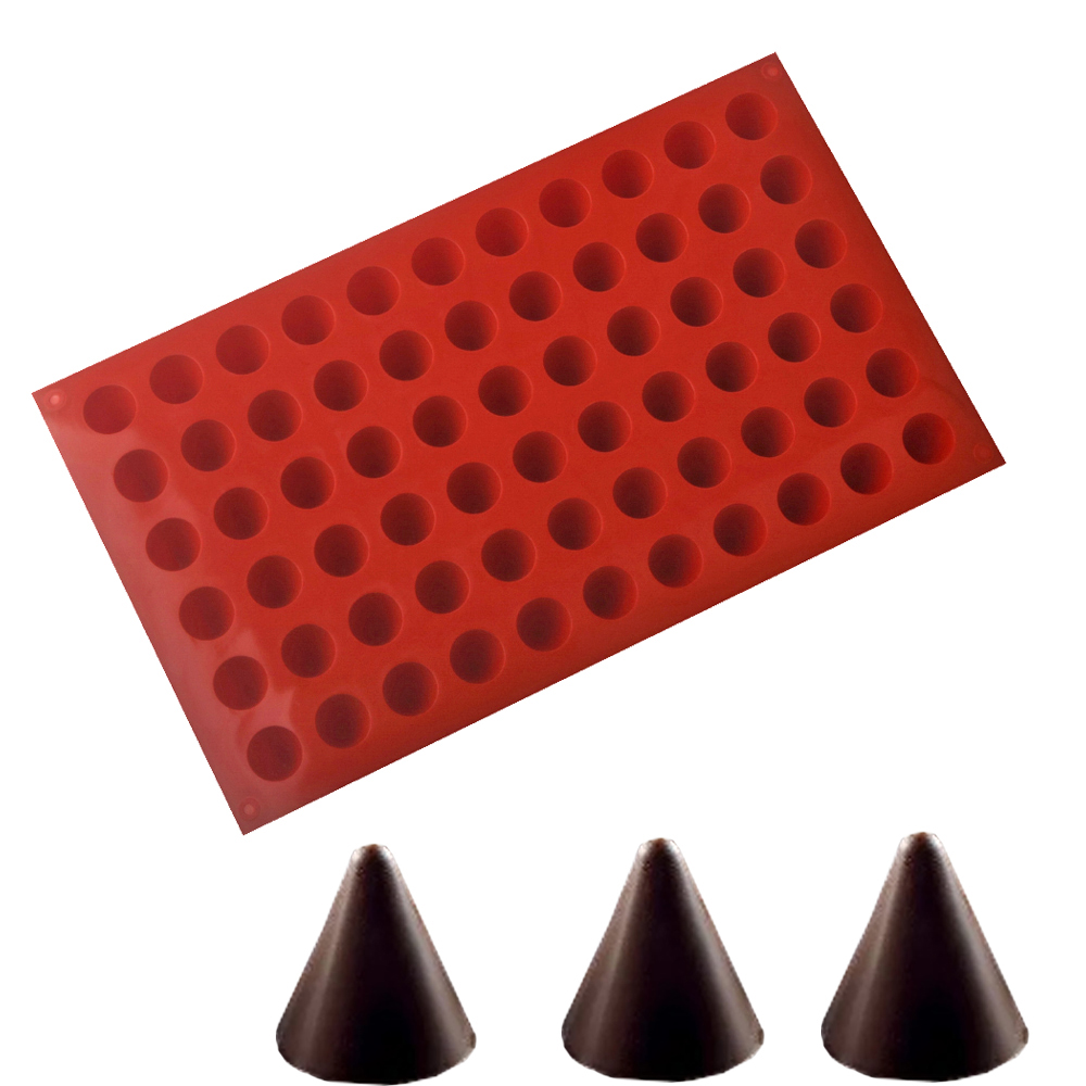66-Zellen Kegel Schokolade Bac – Kitchen Baking Items Bewertung und Preis