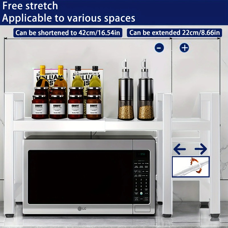 Verstellbares 40-64cm Ausziehb – Kitchen Baking Organization Bewertung und Preis