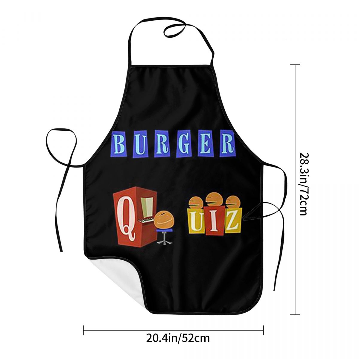 Burger Quiz Neue Logo-Schürzen – Kitchen Quiz Bewertung und Preis
