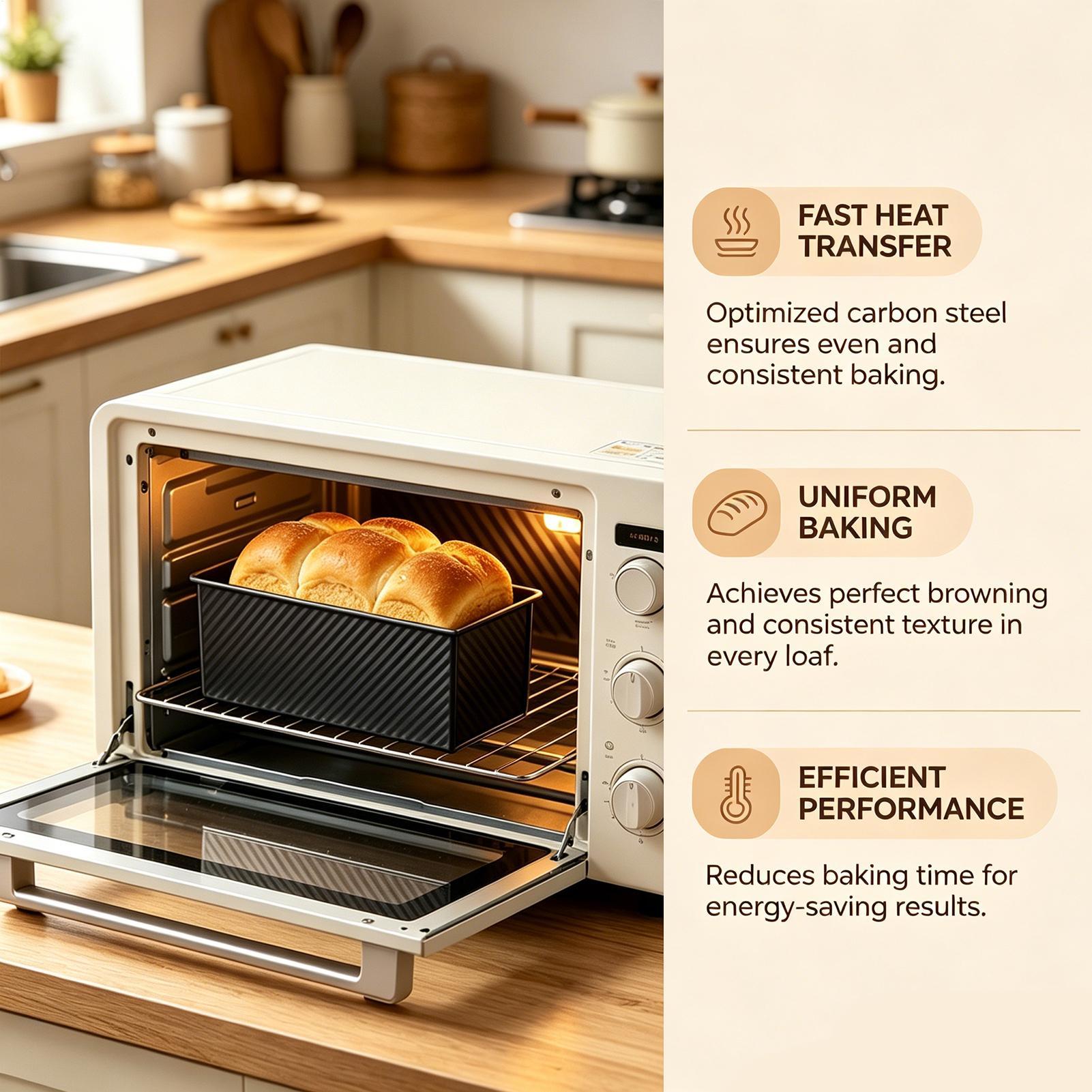 Brotbackform aus gewelltem Koh – Kitchen Baking Tins Bewertung und Preis