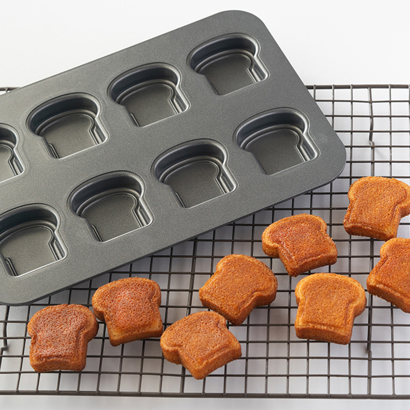 8-Hohlraum-Toastbrot-Muster, K – Kitchen Baking Pan Bewertung und Preis