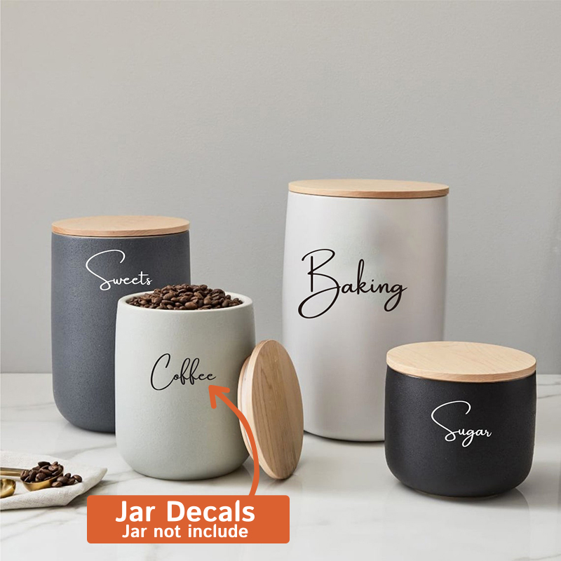 Nur Aufkleber, 8 Stück, Küche, – Kitchen Baking Organization Bewertung und Preis