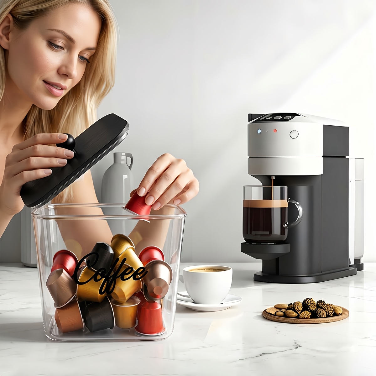 Kaffeepads-Halter mit Deckeln, – Kitchen Baking Tins Bewertung und Preis
