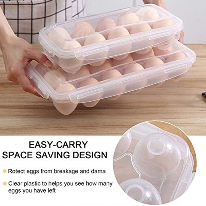1/2pc 10Grids Ei Lagerung Box  – Kitchen Queen Bewertung und Preis