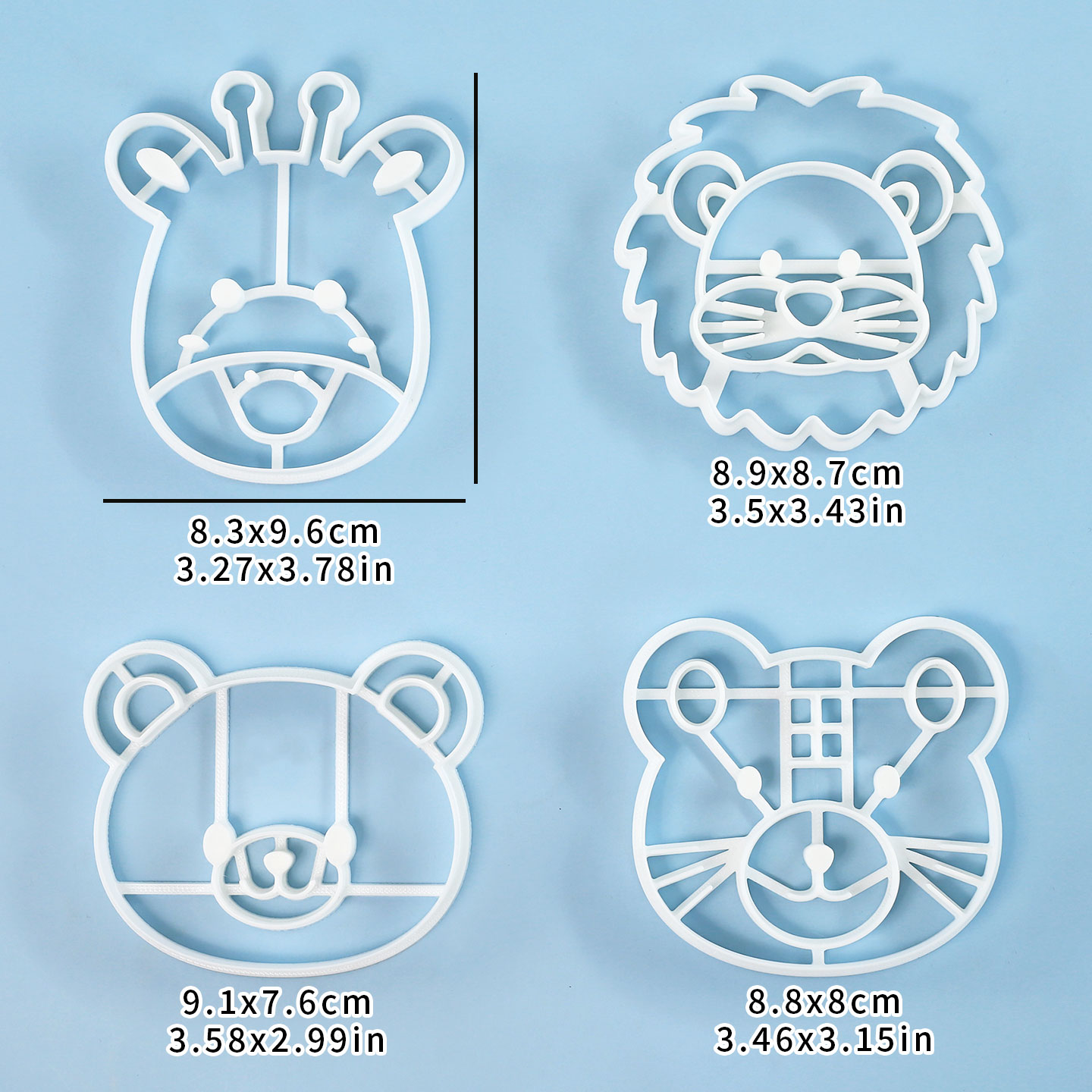 4-teiliges Tier-Plätzchenausst – Kitchen Baking Items Bewertung und Preis
