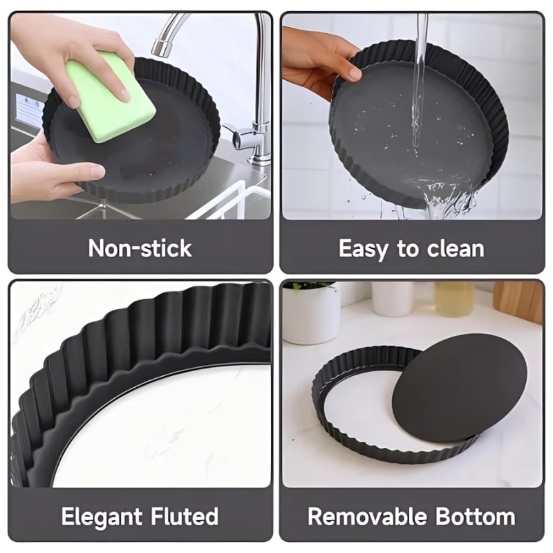 1 Stück Abnehmbare Geriffelte  – Kitchen Baking Pan Bewertung und Preis