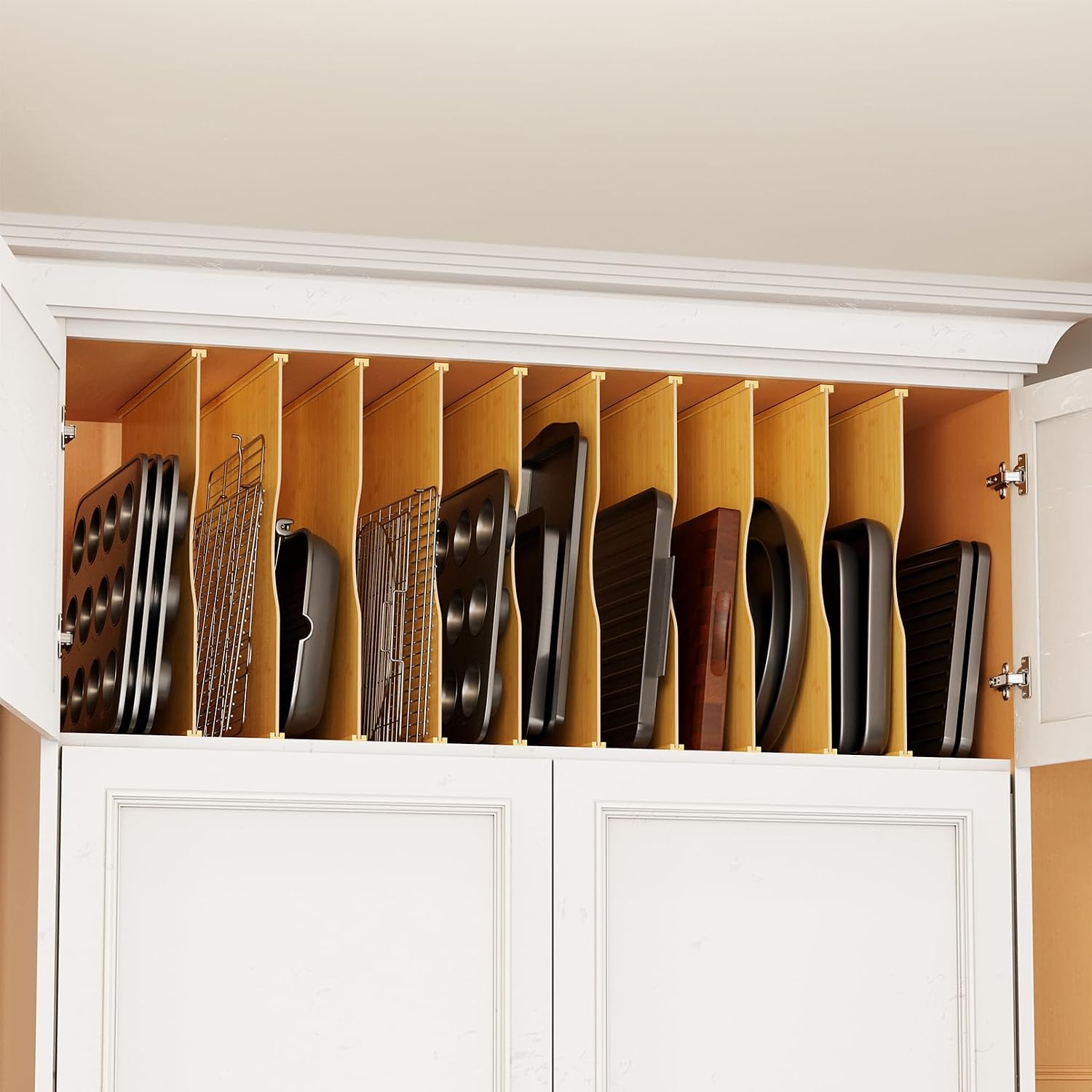 10er-Pack Bambus-Tablett-Organ – Kitchen Baking Organization Bewertung und Preis