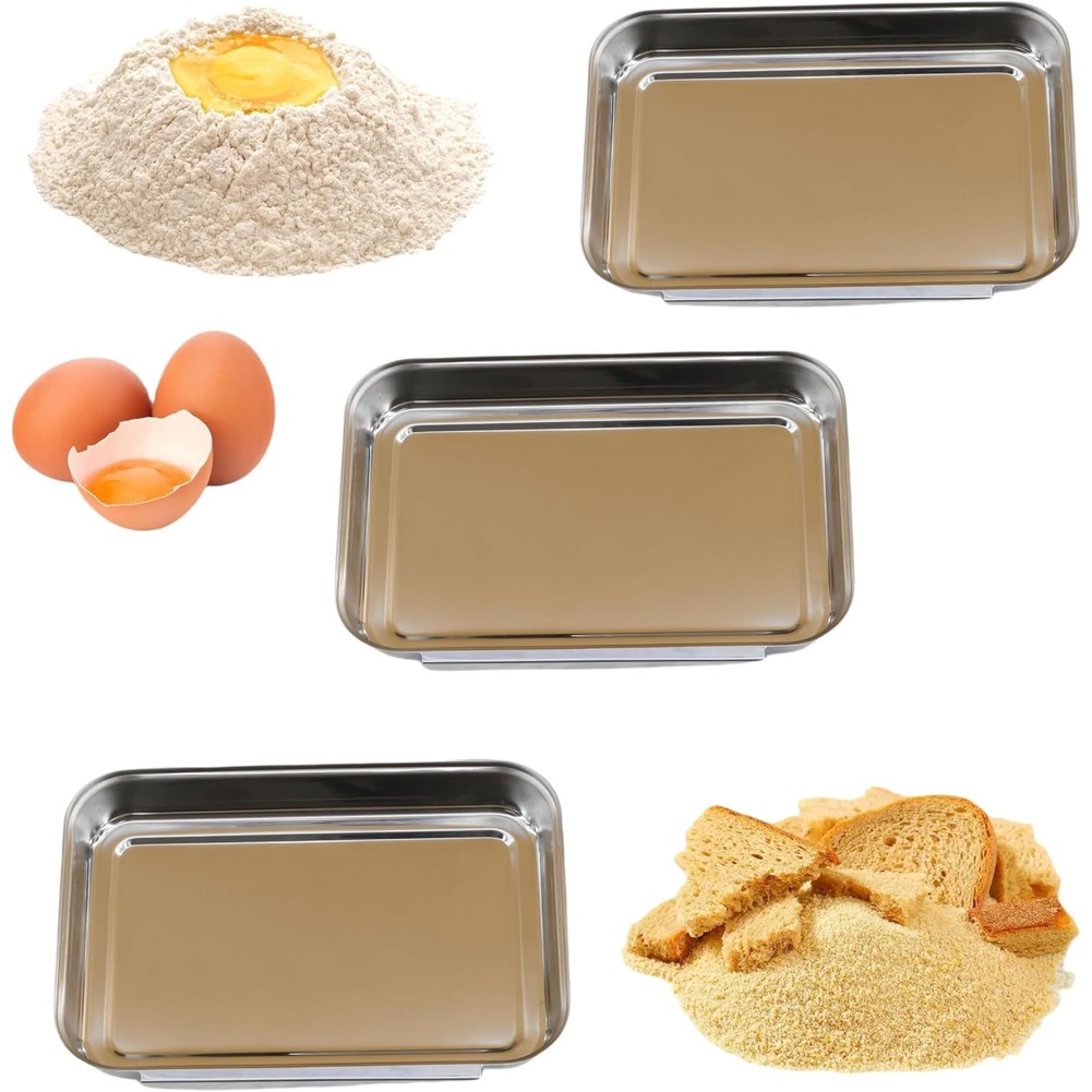 3-teiliges Edelstahl-Gewürztab – Kitchen With Baking Station Bewertung und Preis